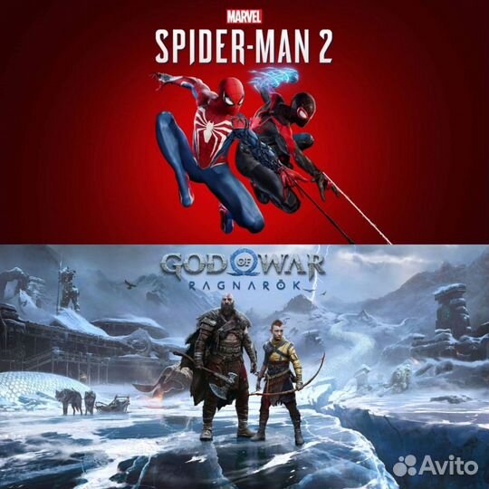 Spider Man 2 / God of War Ragnarok для PS 4/PS 5