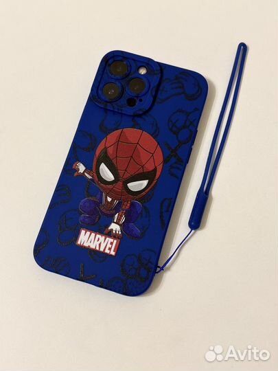 Чехол iPhone 13/14 pro max Marvel Человек-паук