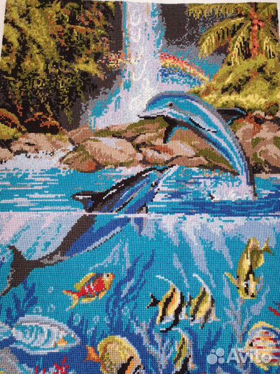 Картина вышитая крестиком