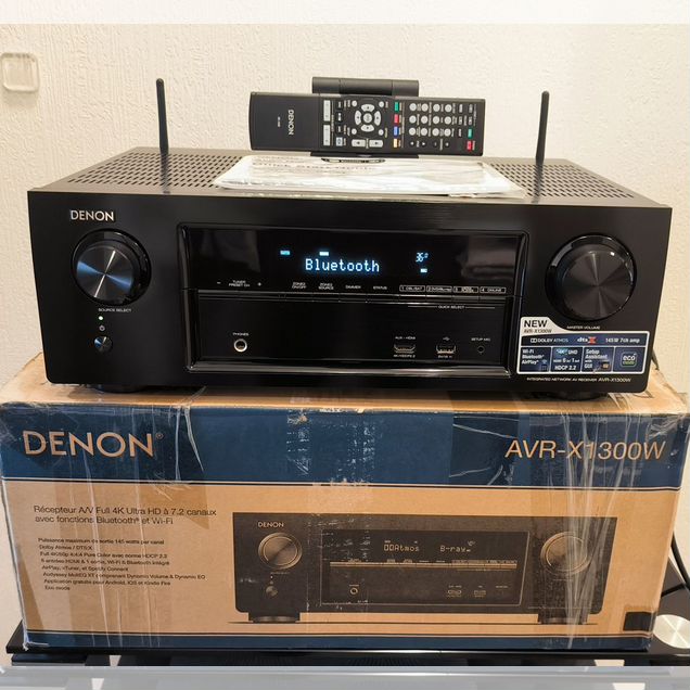 Denon AVR-X1300 7.2 4K Atmos Bluetooth WiFi