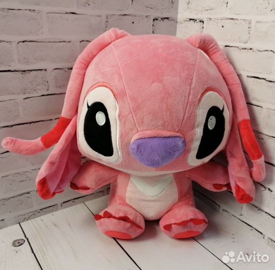 Мягкая игрушка Стич, розовый 60см