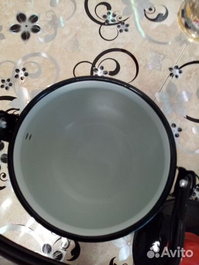 Чайник эмалированный новый