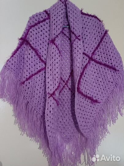 Шаль вязаная