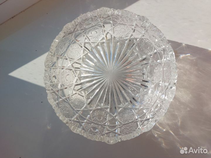 Хрустальная салатница СССР