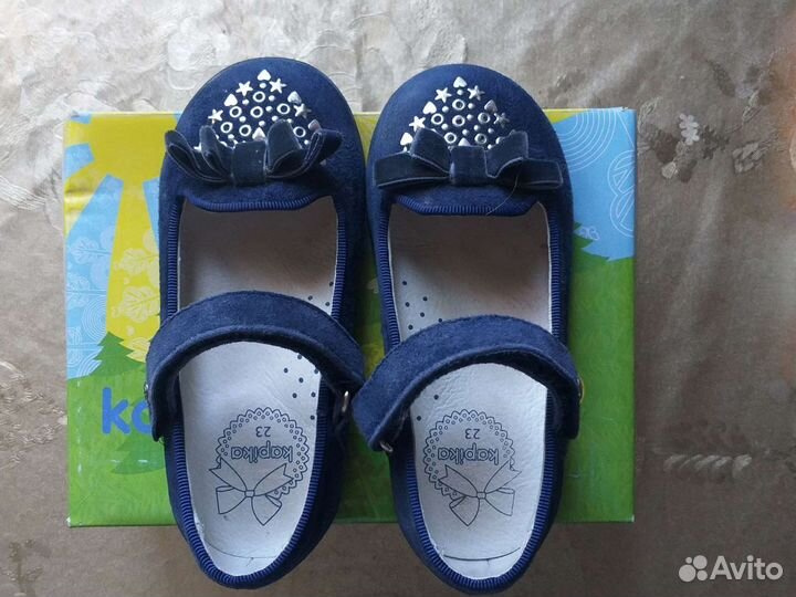 Детская обувь туфли для девочки 23 р kapika