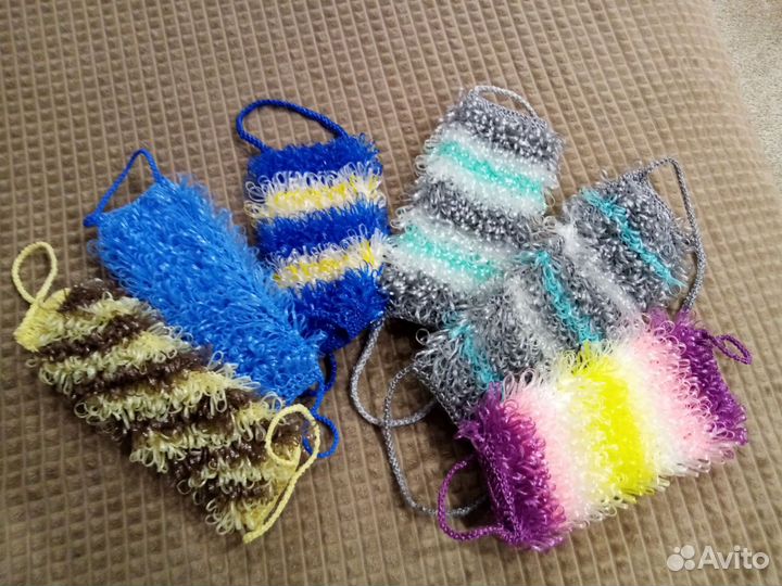 Мочалка ручной работы