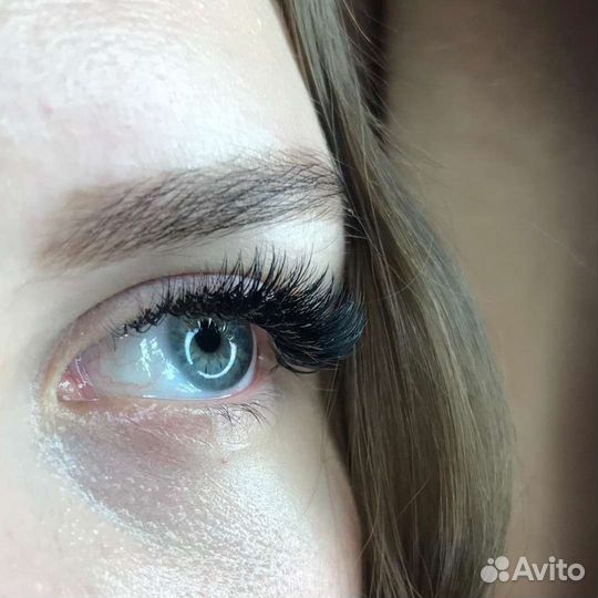Наращивание ресниц на дому