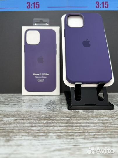 Чехол Silicone case c Magsafe для iPhone 12/12pro