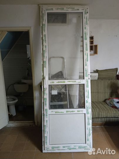 Дверь металопластиковая Б/У