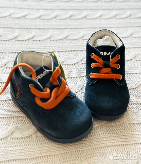 Ботинки Primigi, новые 19 р замша, кожа