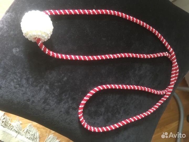 Колье и подвески из бисера. Ручная работа