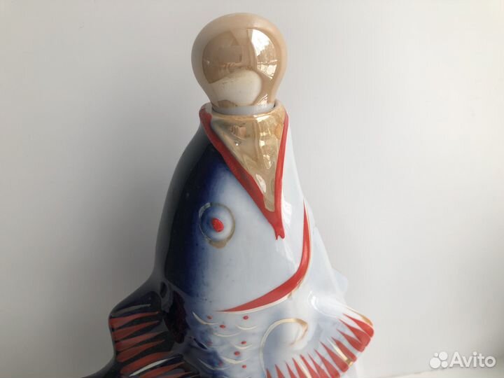 Фарфоровые статуэтки рыбки СССР