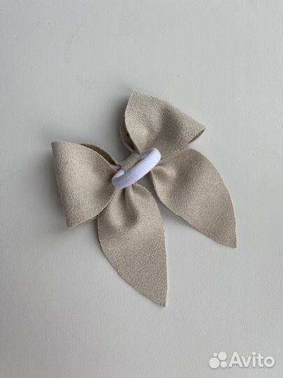 Бантики на резинке для волос ручной работы