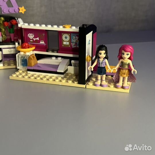 Lego friends гримерка поп-звезды