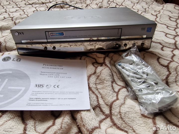 Видеомагнитофон LG модель L479