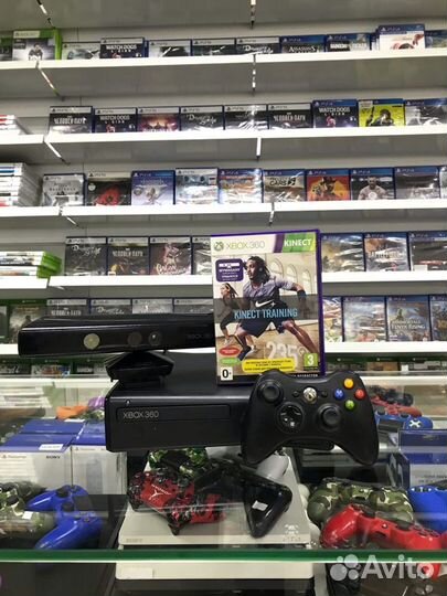 Xbox 360 Slim 250GB + Kinect + Kinect Training