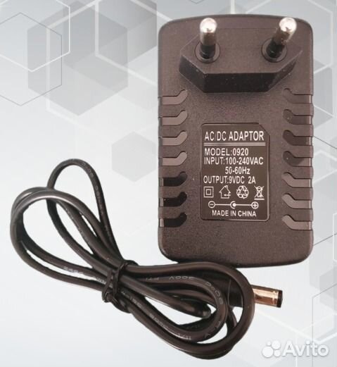 Блок питания POS терминала Pax D210 (9V 2A)