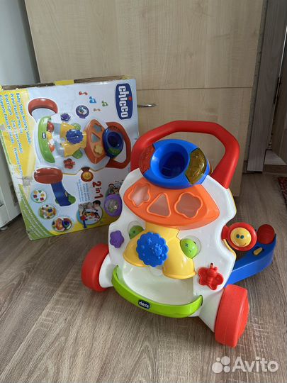 Игровой центр ходунки каталка chicco