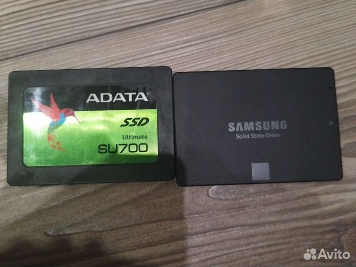 SSD 120+120 GB samsung и adata