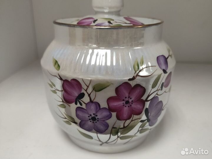 Сахарница перламутр фарфор пролетарий