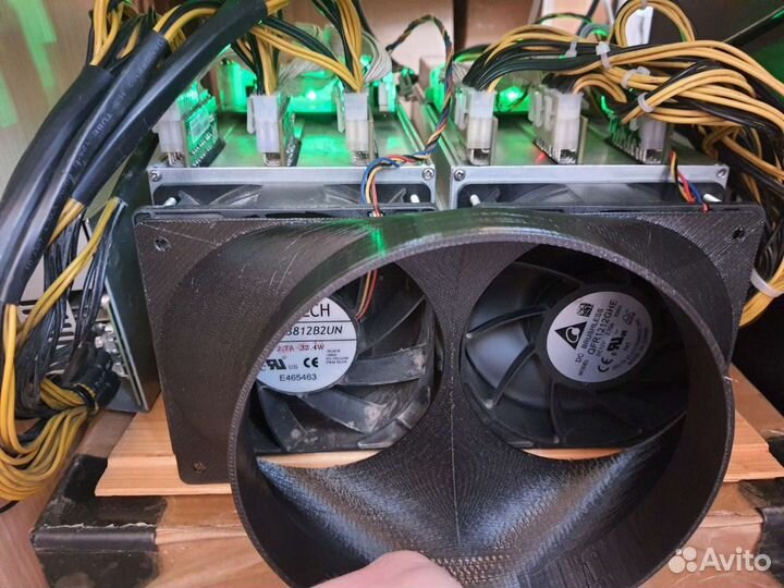 L3, S9, T15, L17 asic переходник гофры вентилятора