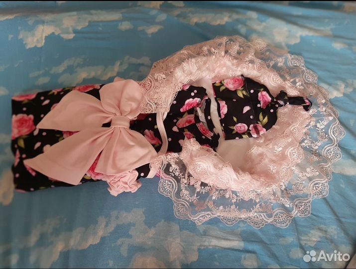 Конверт на выписку летний для девочки