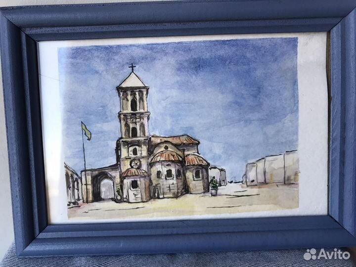 Картины акварель в рамах