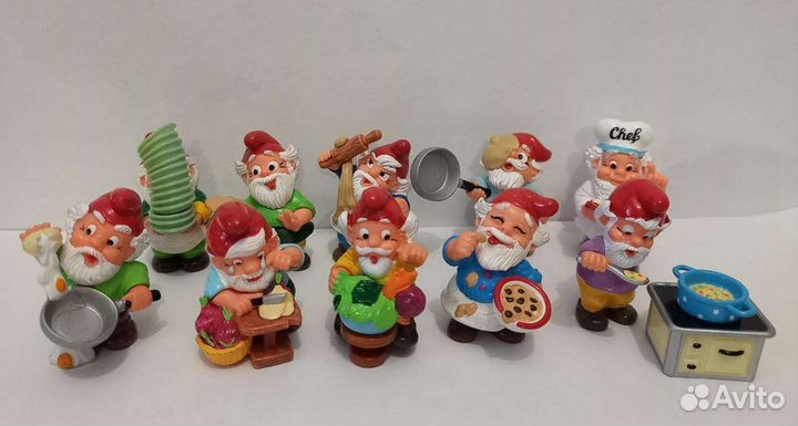 Серии Киндер, пингвины, динозавры, гномы, и др