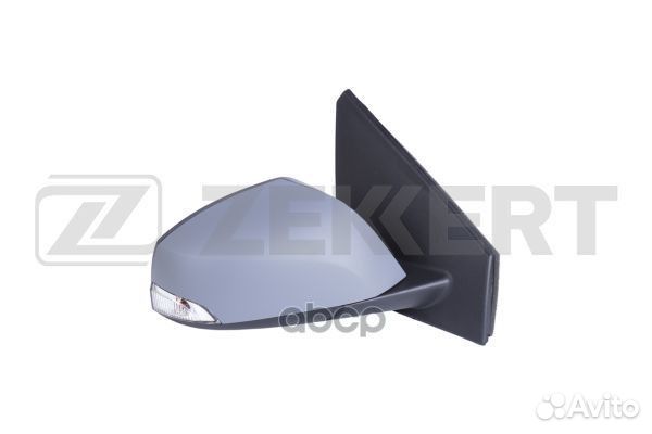 Зеркало в сборе правое / грунтованное / выпукло