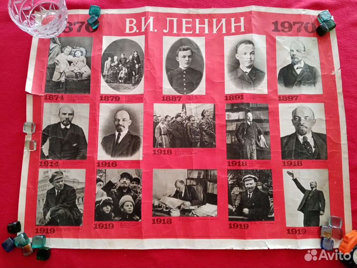 Советский плакат. В. И. Ленин