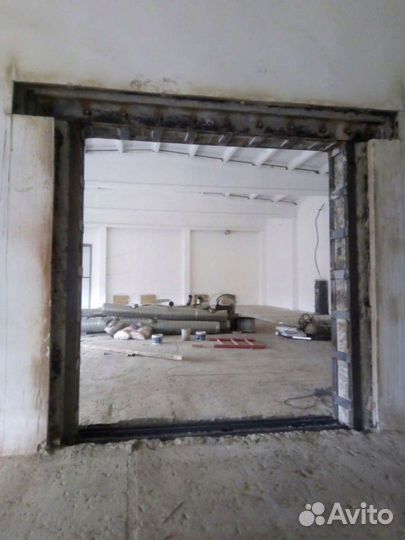 Алмазная резка стен проемов