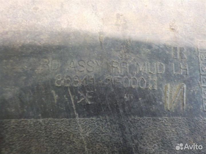 Брызговик задний левый Hyundai Tucson (JM) 2004-2