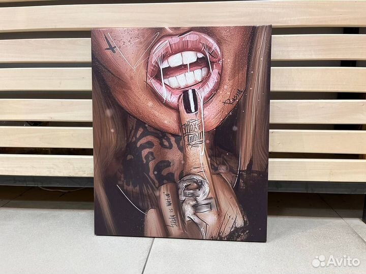 Картина брутальный арт