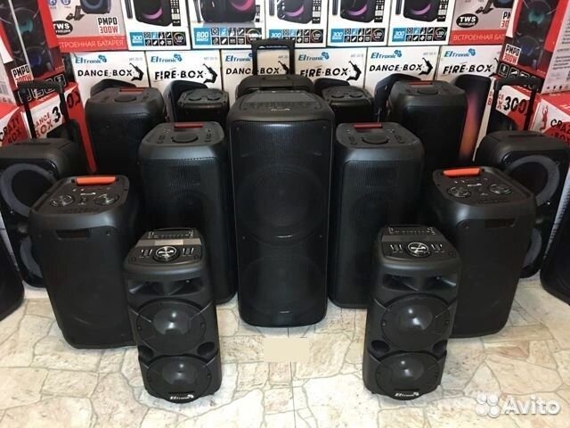 Портативная блютуз колонка музыкальный центр