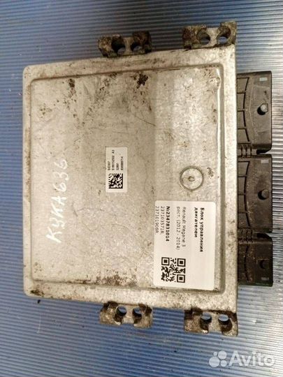 Блок управления двигателем Renault Megane 3