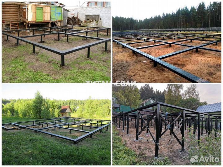 Винтовые сваи с установкой