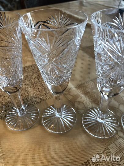Хрустальные фужеры/рюмки СССР