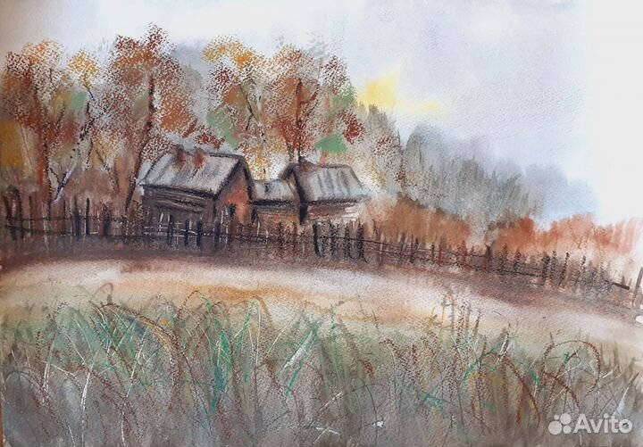 Картина акварелью: 