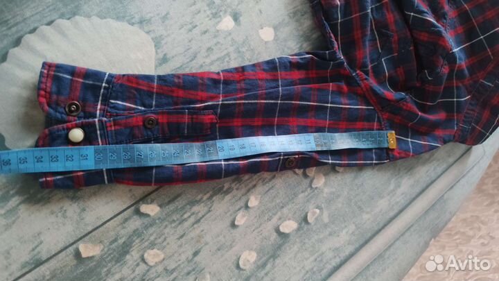 Рубашка с длинным рукавом р 98 104