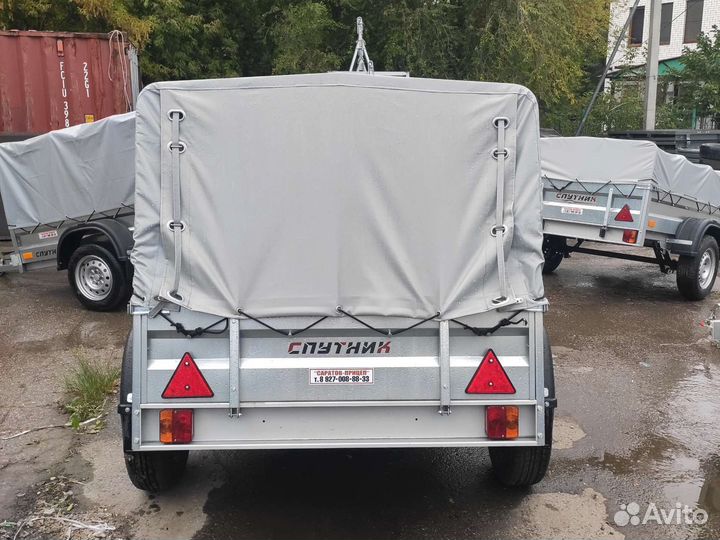 Прицеп Спутник 1712/33 высокий тент