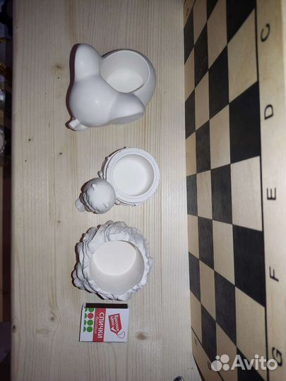 Гипсовые кашпо