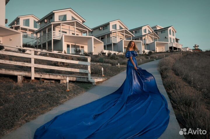 Аренда платьев со шлейфом Щелкино