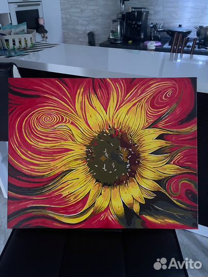 Картина по номерам сделаная