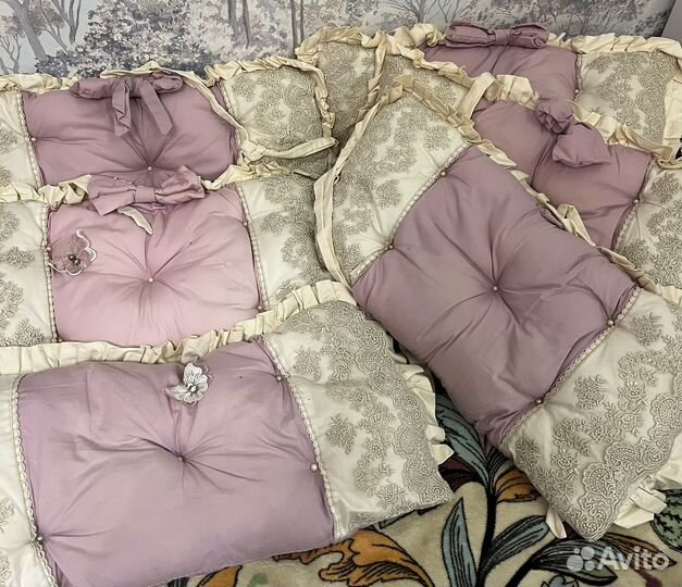 Бортики в детскую кроватку