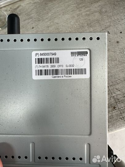 Штатная магнитола LADA vesta