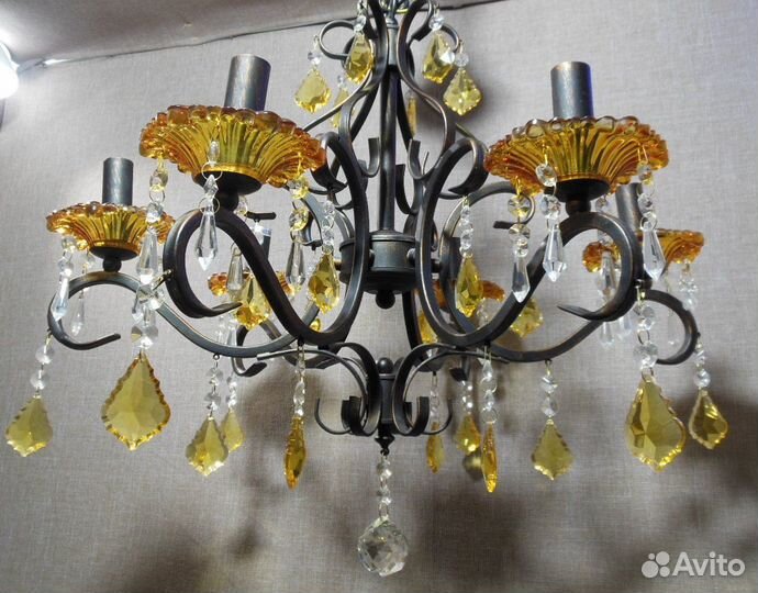 Люстра Подвесная LuceSolara brush gold