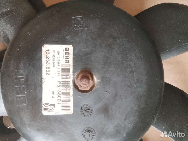 Вентилятор охлаждения opel corsa d под ремонт