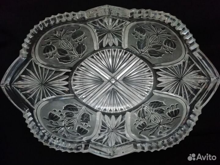 Хрустальная Ваза для фруктов и др