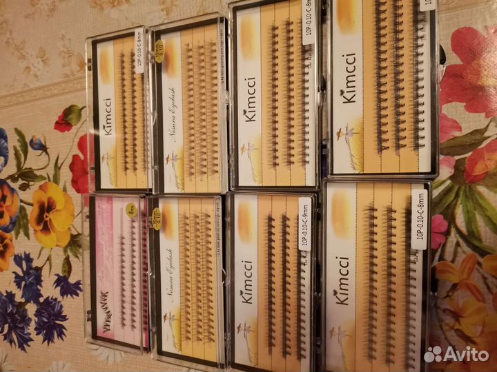 Накладные ресницы пучки