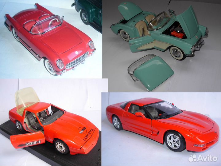 1/24 модель США Cadillac Ford Corvette mustang раз